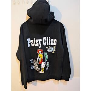 Patsy Cline Movie Actress After Midnight Western Rodeo Cowgirl Tribute Hoodie Lg
